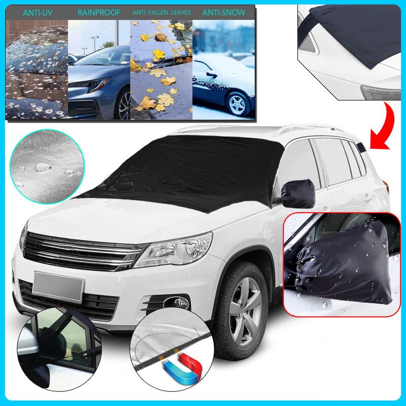 Protective Car Mirror, Windshield, & Rear Window Covers