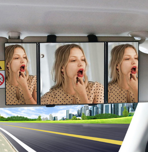 Car Visor Expanding Mirror