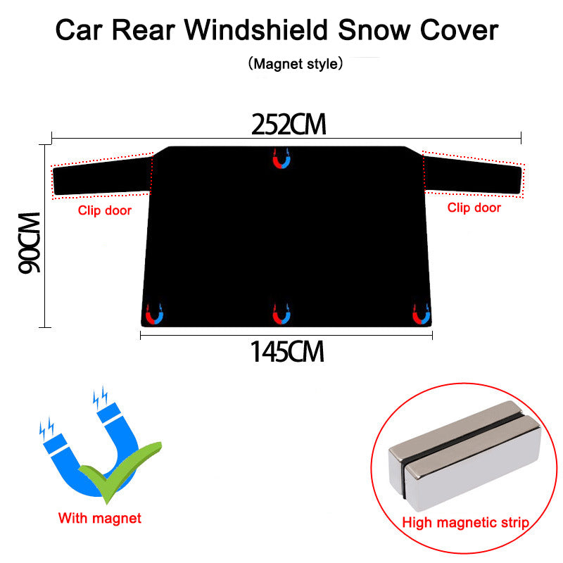 Protective Car Mirror, Windshield, & Rear Window Covers